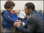 Jaden Christopher Syre Smith (left) and Will Smith star in Columbia Pictures’ drama 'The Pursuit of Happyness,' Photo by Zade Rosenthal