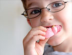 Child Eating Marshmallow