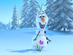 Frozen movie, Olaf, the snowman